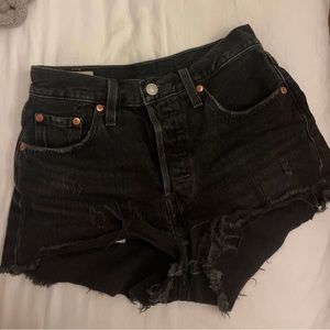 Levi high waisted 501 shorts